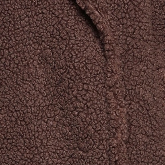 Luxe Brown Teddy Coat - Picture 6 of 9